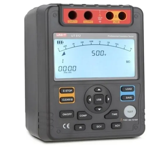 UNI T UT512 Insulation Resistance Tester Megger in Pakistan
