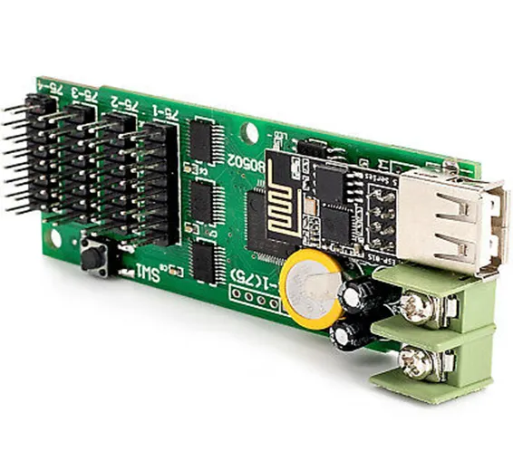 Full Color LED Control Card,HC-1W, 4*HUB75B. Only support Android APP, WIFI and USB Card