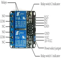 2 Channel Relay Module Relay Board Arduino Relay Module With Optocoupler