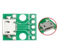 Female MICRO USB to DIP 5-Pin Bread Board Power Supply