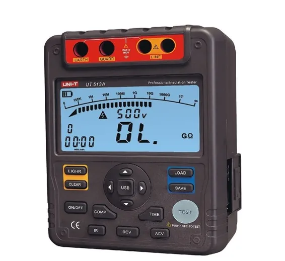 UNI T UT513A Insulation Resistance Tester Megger in Pakistan